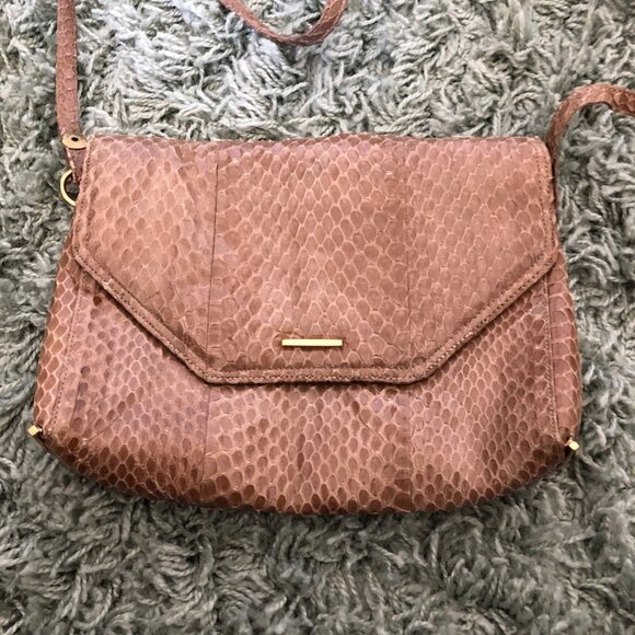 Vintage Jay Herbert Tan Snake Skin Shoulder Bag - Picture 3 of 8